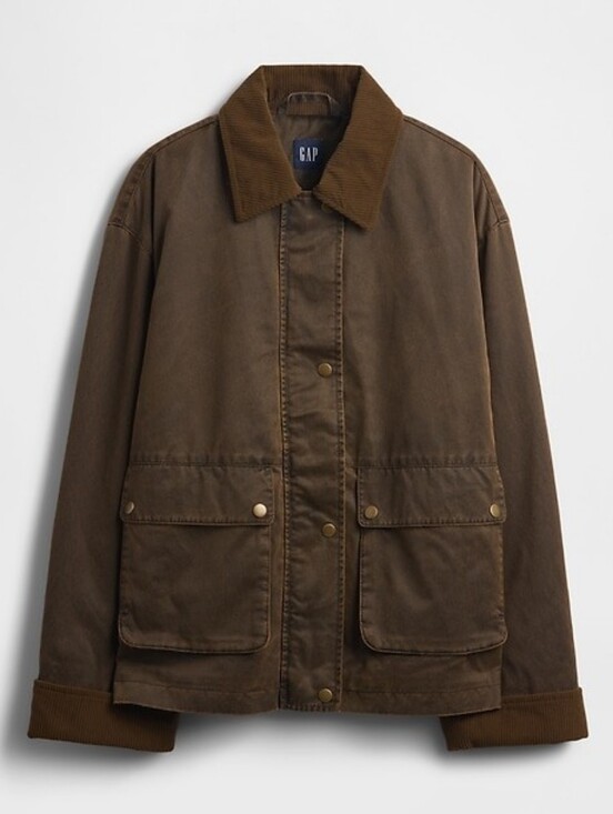 GAP Jackets & Blazers - Gap Waxed Canvas Barn Jacket - House Brown, Size M